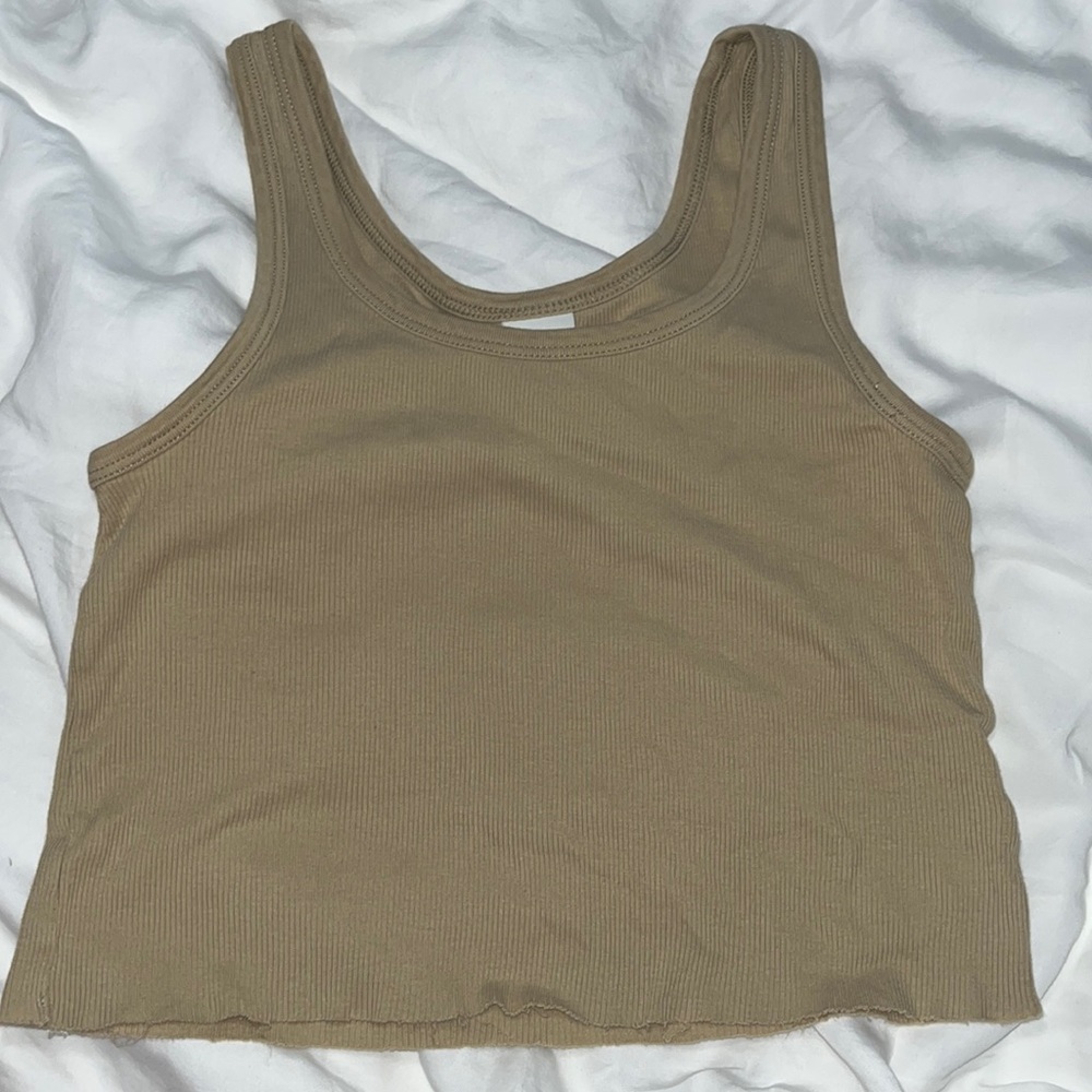 Aritzia Sunday Best Carey Cropped Tank